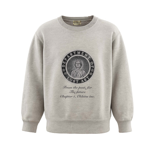 DEPT. OF LOST ART CREWNECK (Bone white)